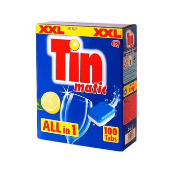 Таблетки для посудомийної машини Tin Matic ALL in 1 XXL, 100 шт