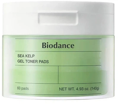Гелевые тонер-пады с морскими водорослями - Biodance Vita Sea Kelp Gel Toner Pads 60шт (1493035-37792257)