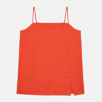Платье короткое летнее женское H&M 1079414_оранж 2XL Оранжевое (KAY2000001631225)