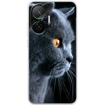 Силиконовый чехол BoxFace Xiaomi Poco F7 English cat (66581-up1346)