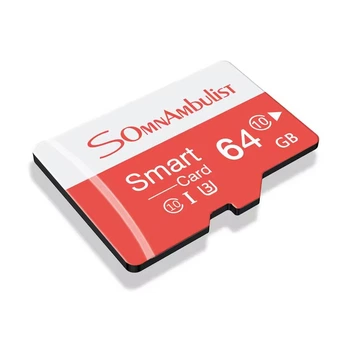 Карта памяти SomnAmbuList 64GB High Speed Mini TF Card C10 U3 Memory Card V30