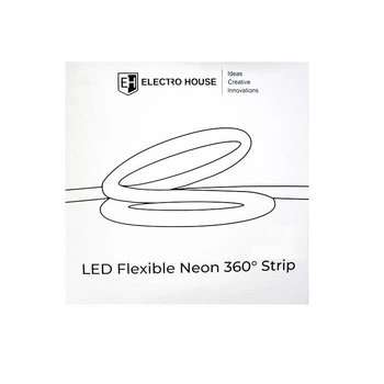LED лента Neon 360 Ø24 мм 5 м, 30Вт 24В SMD2835, 360 диодов, теплый белый 3000K, серия Neon, гарантия 3 года
