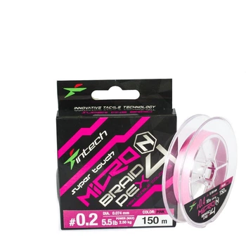 Шнур плетений Intech MicroN PE X4 150m 0.15 (4.4lb / 2.0kg)