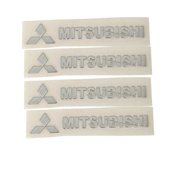 Металлические стикеры наклейки Mitsubishi