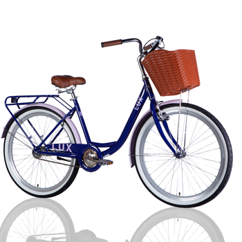 Велосипед ST 26" Dorozhnik LUX Velosteel рама-17" сиреневый 2025
