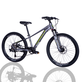 Велосипед подростковый AL 26" Formula ZEPHYR 3.0 DD CS рама-14" серо-зелёный 2025