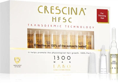 Засіб для відновлення росту волосся для чоловіків Crescina Re-Growth HFSC Transdermic 1300, 20 ампул*3,5 мл