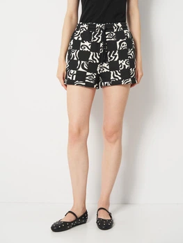 Шорты женские Monki 948137p15 XS Черные (KC1000000049857)
