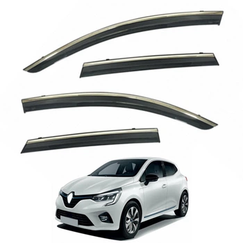 Дефлекторы окон (ветровики) для Renault Clio V 2019+ / Mitsubishi Colt 2023+ (HAWK)