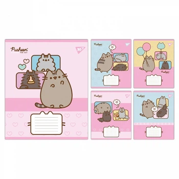 Зошит YES Pusheen Funny 12 аркушів лінія мікс дизайнів (767603)