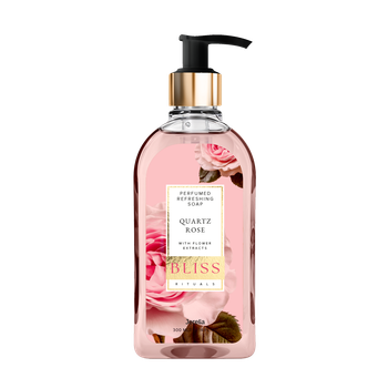 Парфумоване освіжаюче мило Jerelia Bliss "Quartz rose" 300 ml (91108)