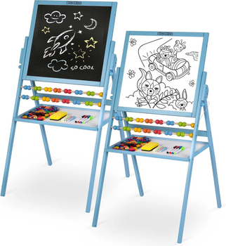 Tablica magnetyczna do malowania Ricokids Niebieska (5908220476511)