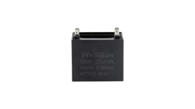 Конденсатор CBB61 25 мкФ, 450 В, Whicepart (прямоугольный, клеммы)