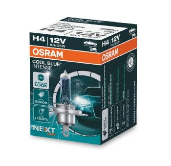 Лампа H4 12V 60/55W COOL BLUE INTENSE NEXT GEN +100% 64193CBN-2HB OSRAM
