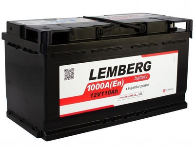 Аккумулятор 110 Аh/12V LEMBERG battery Euro LB110-0