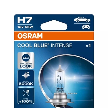 Лампа H7 OSRAM 12V 55W PX26d COOL BLUE INTENSE NEXT GEN +100% 64210CBN-1BL