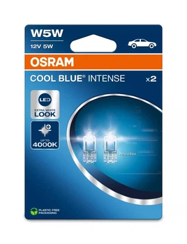 Лампа W5W OSRAM 12V 5W W2.1X9.5D COOL BLUE NEXT GENERATION 2825CBN-2BL