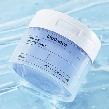 Увлажняющие тонер-пады для лица Biodance Cera-Nol Gel Toner Pads с керамидами 140 г, 60 шт. Пэды.