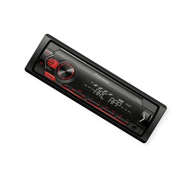 Магнитола Pioneer MVH-S120 UB FM, USB, AUX, MP3, Android, сьемн пан., красная подсветка