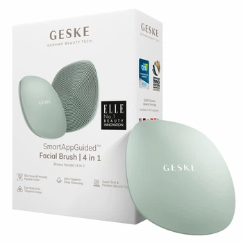 Щетка для лица GESKE Facial Brush 4в1 зеленая