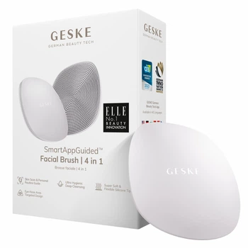 Щетка для лица GESKE Facial Brush 4в1 жемчужная