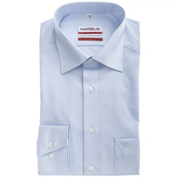 Сорочка Marvelis Mofern Fit 4700-64-11 блакитна, Розмір L