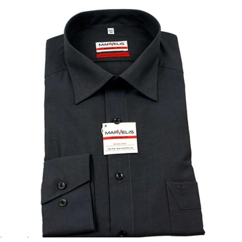 Сорочка Marvelis Modern Fit 4704-64-68 темно-сіра, Розмір L