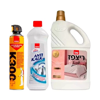 Набор Sano: уход, уход Anti Kalk, для пола Floor Fresh (288352, 286297, 268242)
