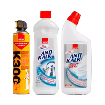 Набор Sano: уход, уход Anti Kalk, для пола Floor Fresh (288352, 286297, 269621)