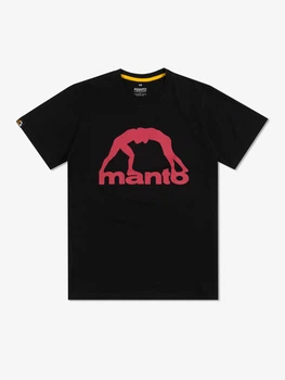 Футболка MANTO t-shirt VIBE 25 black-red XL
