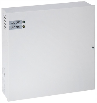 Імпульсний блок живлення MVPower у настінній шафі DELTA 12V/4A Ibat=0.2A є місце для акумулятора 12V/17Ah (ZBF-12V-4A-17Ah)