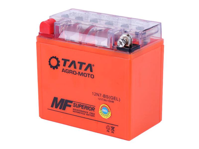 Аккумулятор 12N7-BS OUTDO гелевый 7АH 137*77*124mm оранжевый