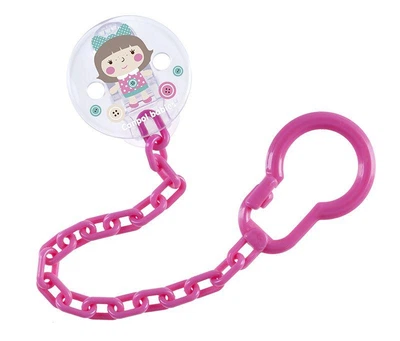 Цепочка к пустышке Toys Розовый Canpol Babies (5903407108896)