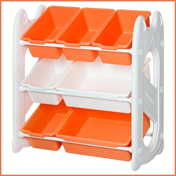 Дитячий стелаж Mealux Coral Orange (арт. KD-E022 Orange)