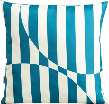 Подушка Homla Colour Blocks водонепроникна у біло-блакитну смужку 45x45 см (5906496745805)