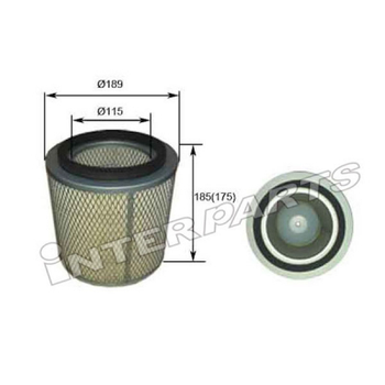 Воздушный фильтр для автомобиля Interparts IPA-H006