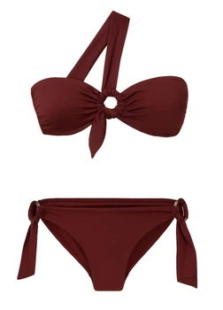 Купальник жіночий Seafolly роздільний коричневий, розмір XS (MG-SFL-00050-4-20)