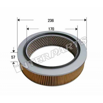 Воздушный фильтр для автомобиля Interparts IPA-701