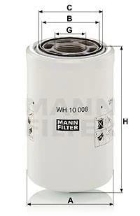 Фильтр АКПП MANN-FILTER (WH10008)