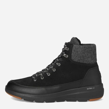 Женские демисезонные ботинки низкие Skechers Go Glacial Ultra 144204 36 (6 US) 23 см Черные (197976683488)