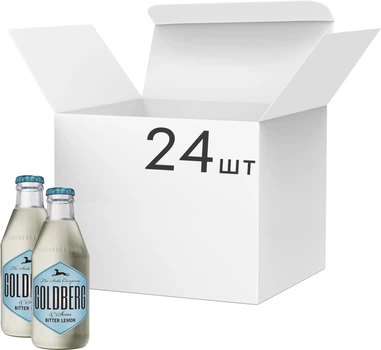 Упаковка тоніка Goldberg Bitter Lemon 200 мл х 24 шт (4025127095148)