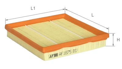 Фильтр воздушный Alpha Filter SKODA Fabia III, Kamiq, Karoq, Rapid, Scala, VW Polo V(VI), Jetta IV, Caddy IV(V) 1.6 MPI, 2013- (AF1875)