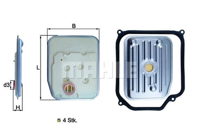 Фильтр АКПП Knecht/MAHLE (HX147KIT1)