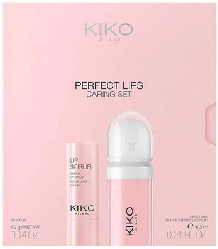 Набор - Kiko Milano Perfect Lips Caring Set (lip/gloss/6.5ml + lip/scrub/4.2g) Kiko Milano Perfect Lips Caring Set (lip/gloss/6.5ml + lip/scrub/4.2g) (1209651-1537571707-2)