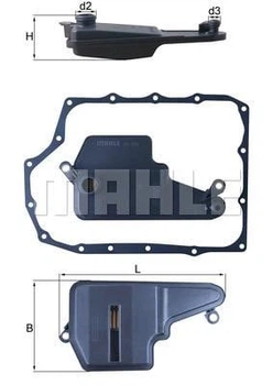 Фильтр АКПП Mazda 3 13-/6 12- KNECHT HX 193D UA63 MAHLE (HX193D)