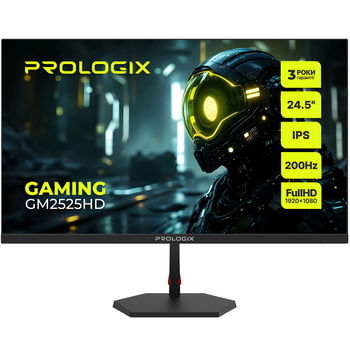 Монітор Prologix Gaming 24.5" GM2525HD IPS Black 200Hz ( Чорний ) 37057