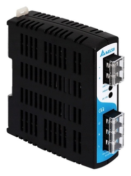 Источник питания Delta LED DRP 24В 2,5А 60Вт на DIN-рейку в пластиковом корпусе (DRP024V060W1AZ)