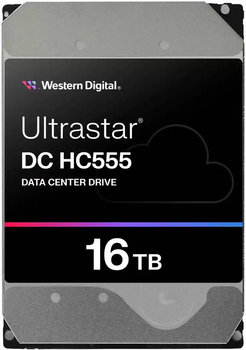 Dysk twardy Western Digital Ultrastar HC555 16TB 7200rpm 512MB 3.5" SATA (WUH722016CLE6L4)