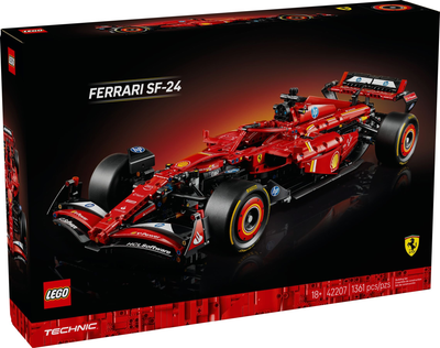 Конструктор LEGO Technic Болід F1 Ferrari SF-24 1361 елемент (42207) (955555911087995) - Уцінка