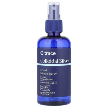 Минералы Trace Коллоидное серебро спрей Colloidal Silver Spray 118 мл